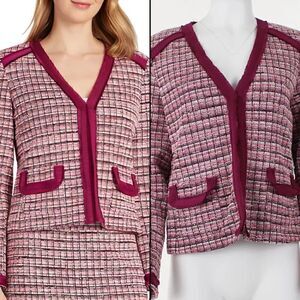 Tahari Asl Jacquard Jacket